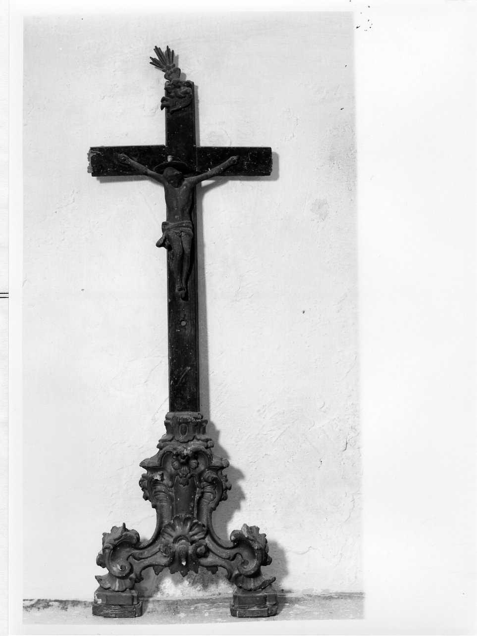 croce d'altare - bottega napoletana (seconda metà sec. XIX)