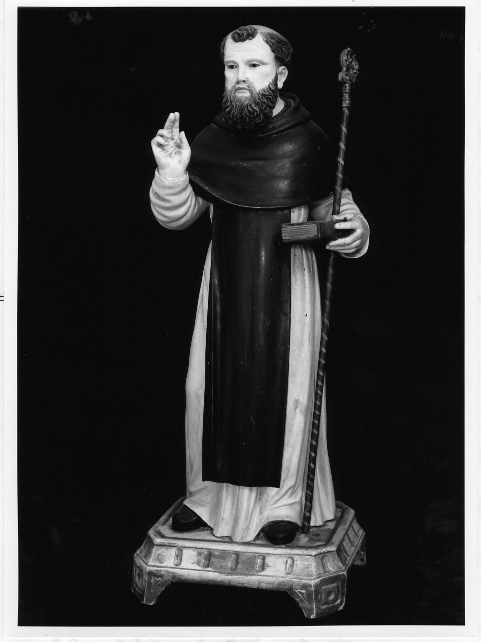 San Benedetto (statuetta) - bottega napoletana (seconda metà sec. XVII)