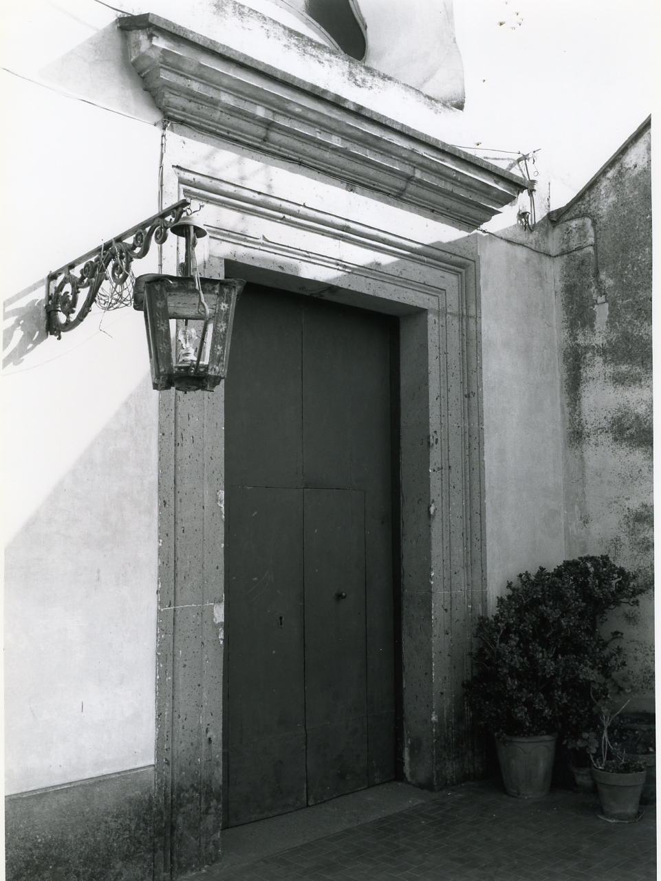 mostra di porta - bottega campana (seconda metà sec. XIX)