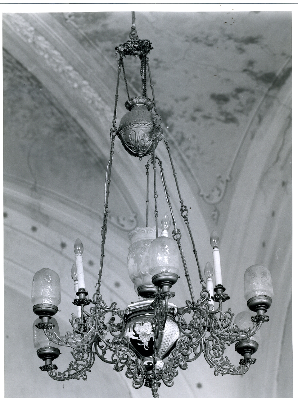 lampadario - bottega napoletana (prima metà sec. XX)