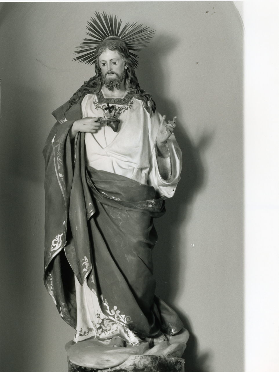 Sacro Cuore di Gesù (statua) - bottega napoletana (prima metà sec. XX)