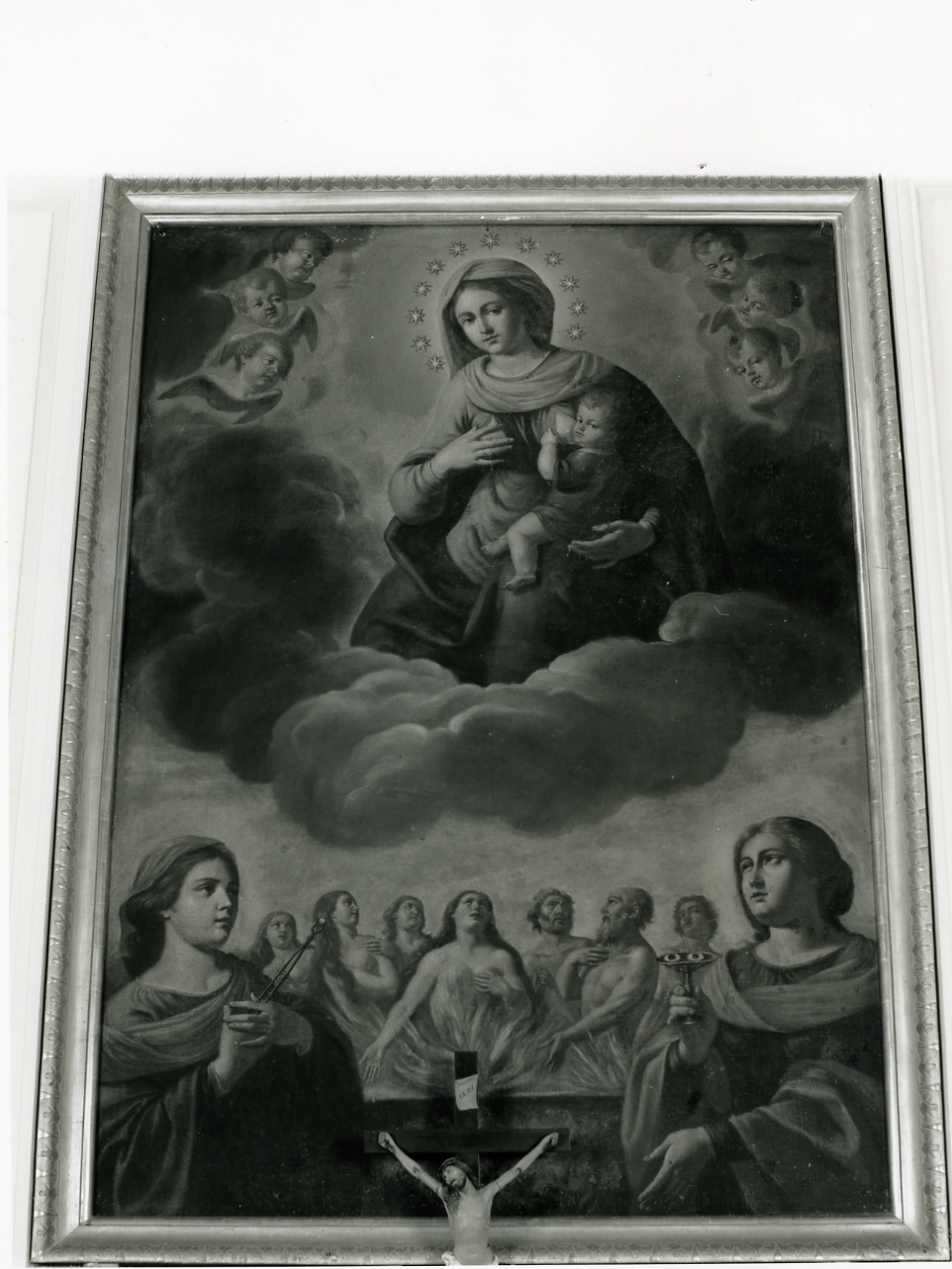 Madonna con Bambino e Santi (dipinto) - ambito campano (prima metà sec. XIX)