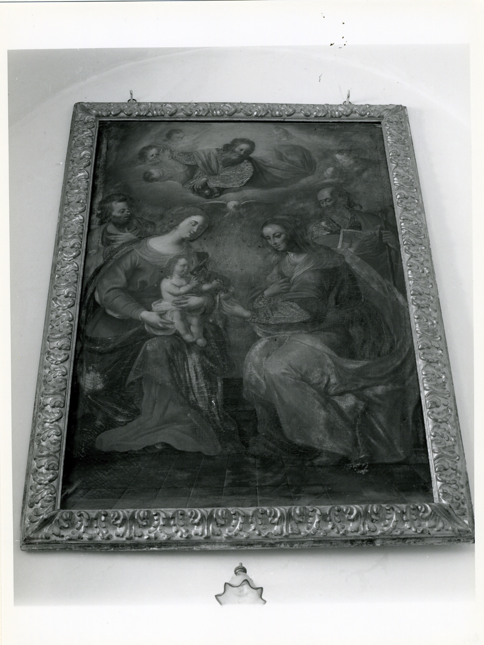 Sacra Famiglia (dipinto) di De Popoli Giacinto (terzo quarto sec. XVII)