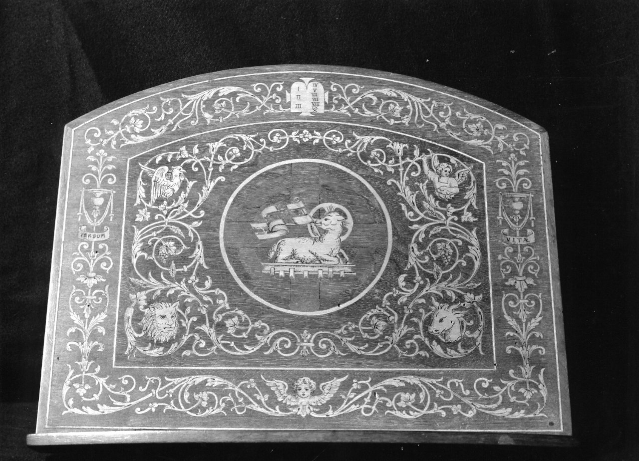 leggio d'altare - bottega napoletana (prima metà sec. XX)