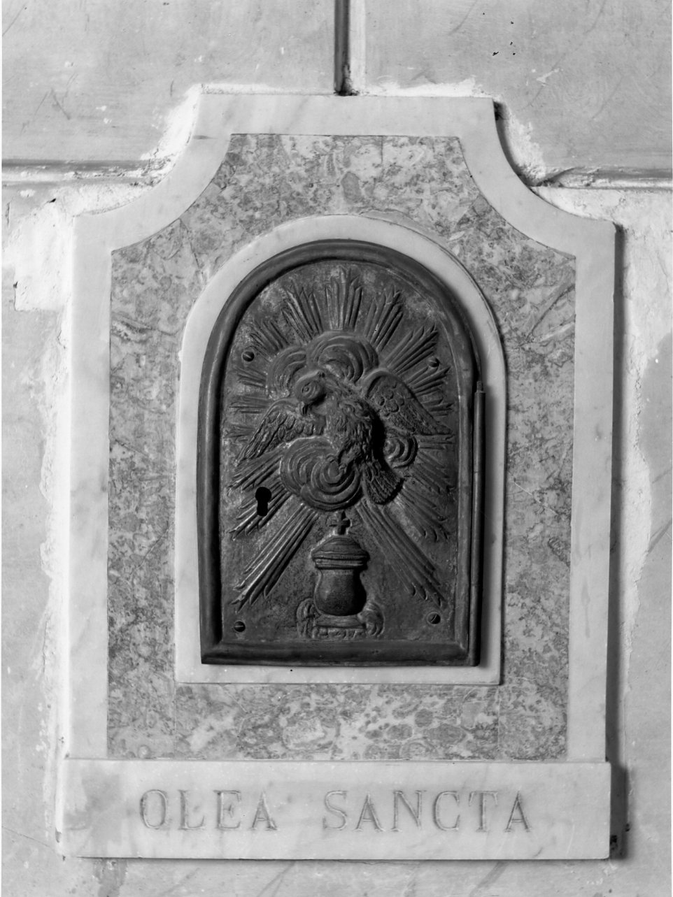 armadietto per oli santi - bottega napoletana (fine sec. XIX)