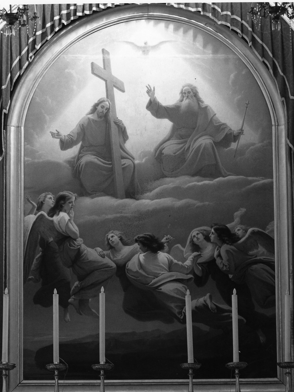 Trinità (dipinto) di Mancinelli Giuseppe (sec. XIX)