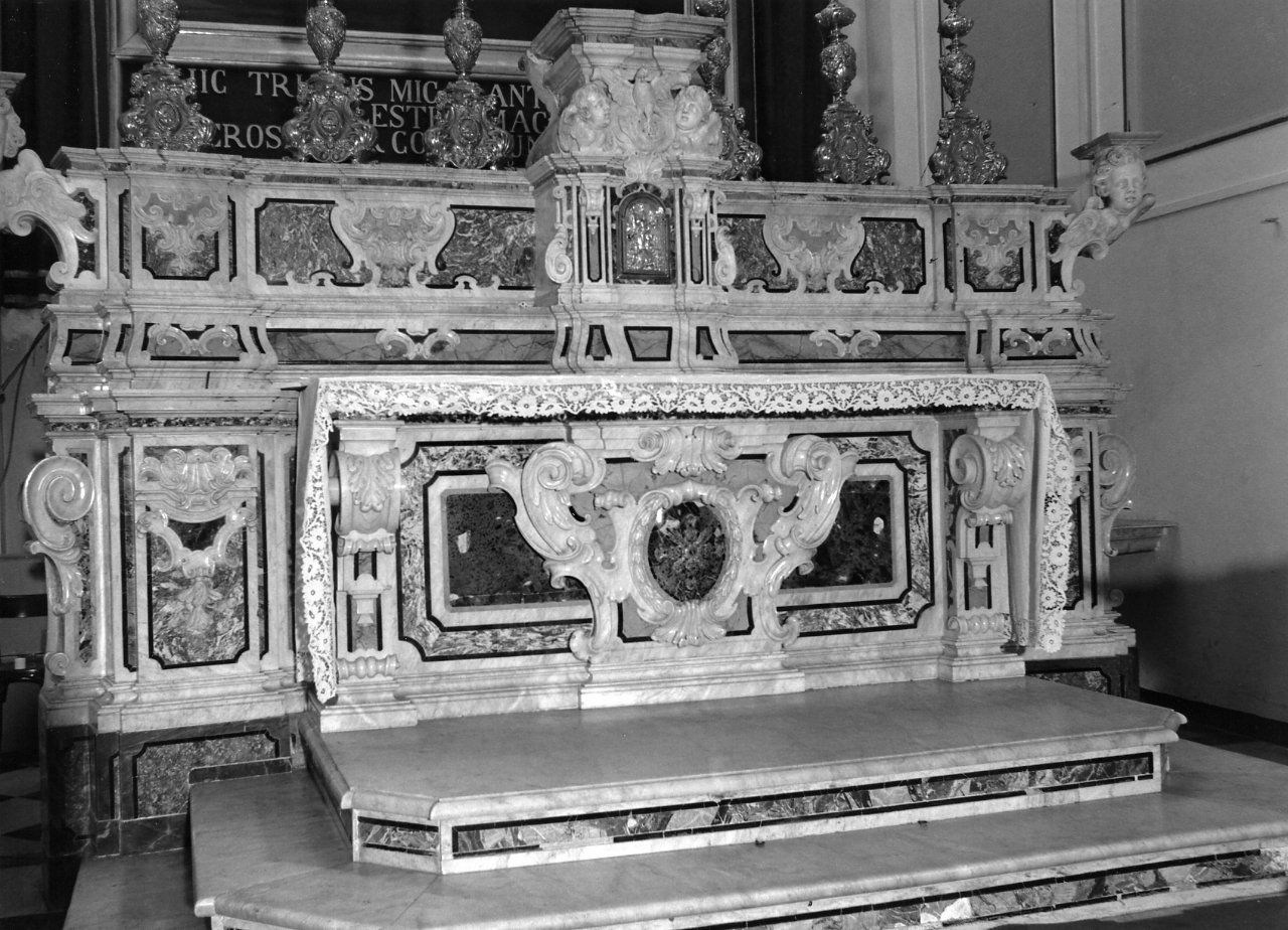 altare maggiore - bottega napoletana (sec. XVIII)