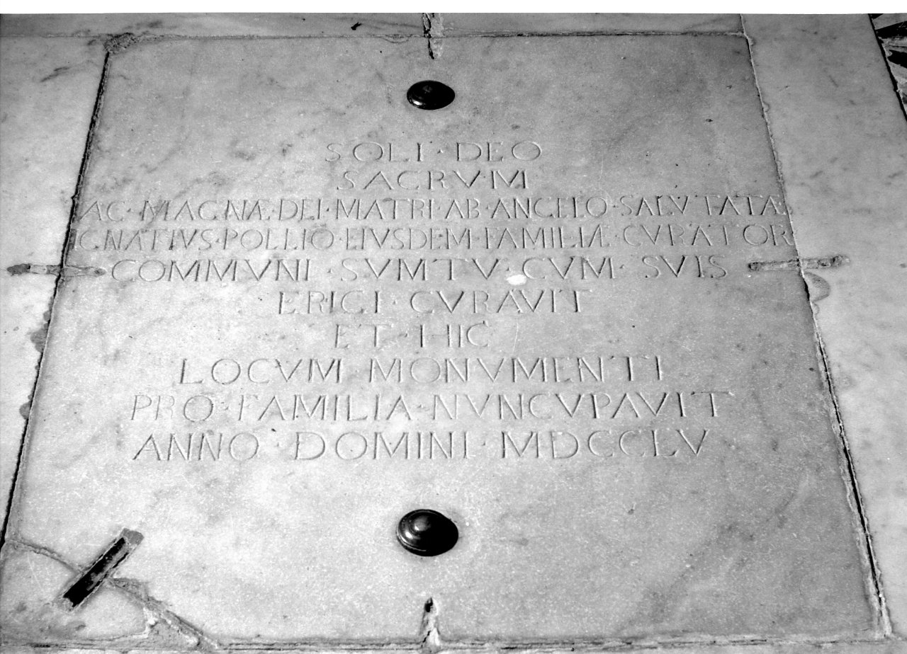 lastra tombale - bottega campana (sec. XVIII)