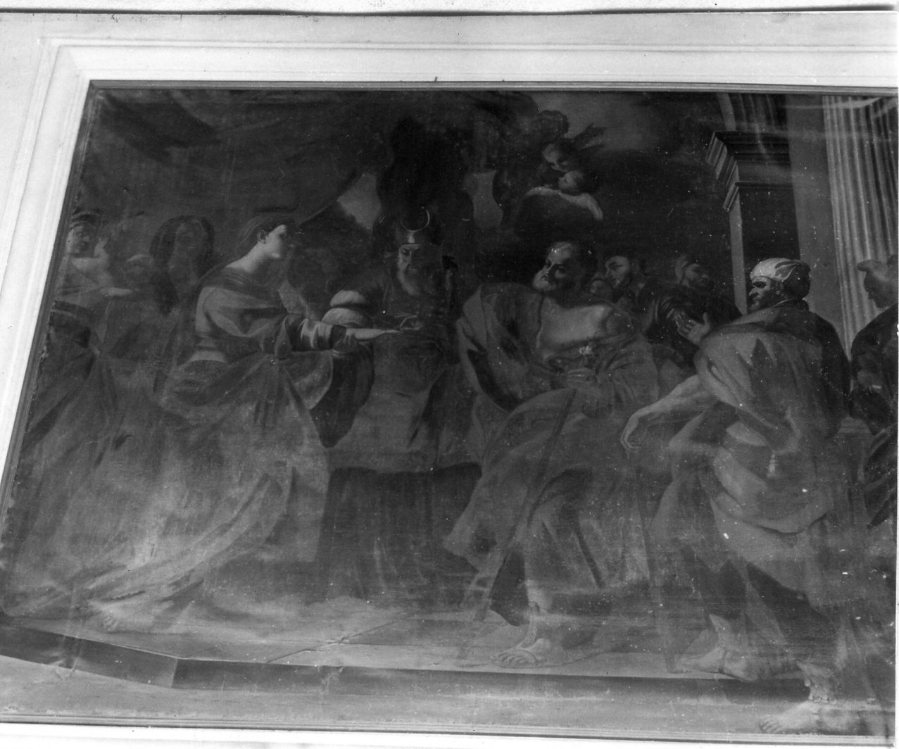 Sposalizio di Maria Vergine (dipinto) - ambito napoletano (metà sec. XVII)