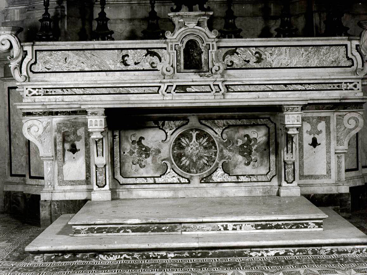 altare - bottega napoletana (metà sec. XVIII)