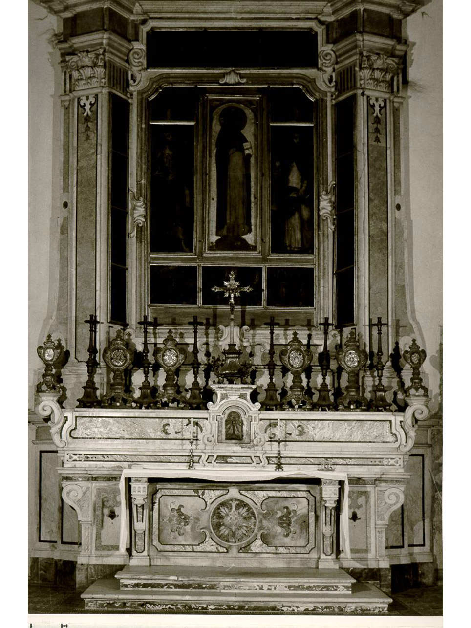 mostra d'altare - bottega napoletana (metà sec. XVIII)