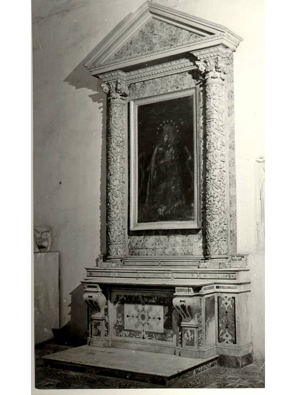 altare - bottega napoletana (fine sec. XVII)