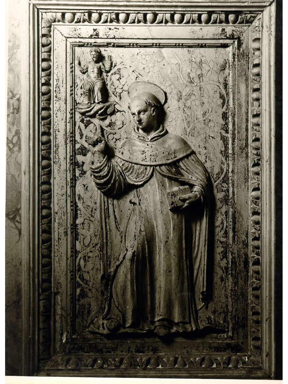 San Vincenzo Ferrer (stalli del coro, frammento) - bottega napoletana (sec. XVI)