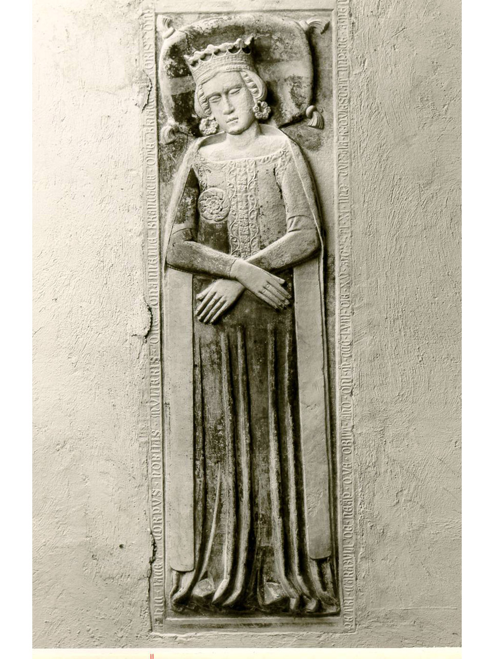 lastra tombale - bottega napoletana (sec. XIV)