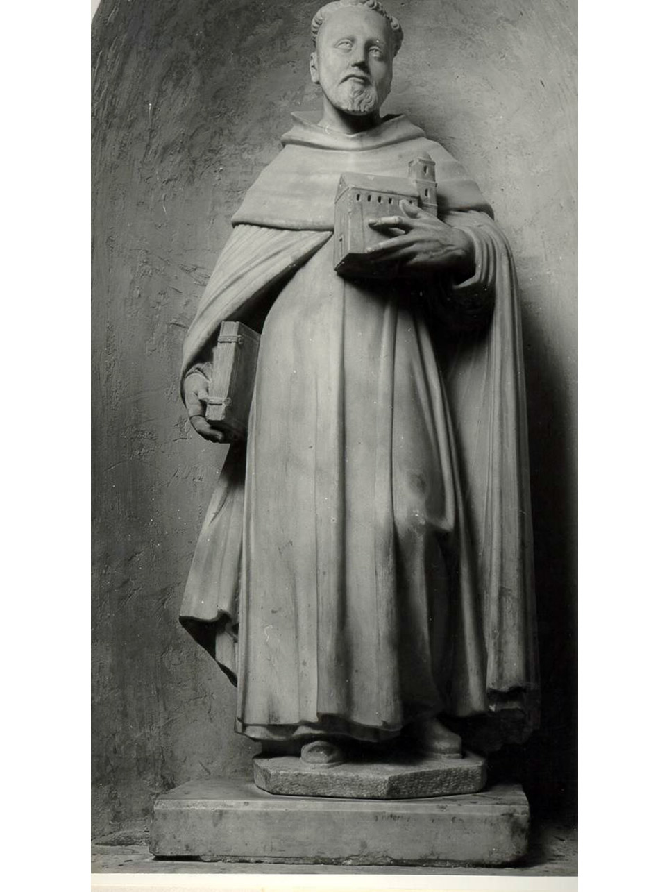 SAN DOMENICO (SCULTURA) - AMBITO NAPOLETANO (INIZIO sec. XVII)