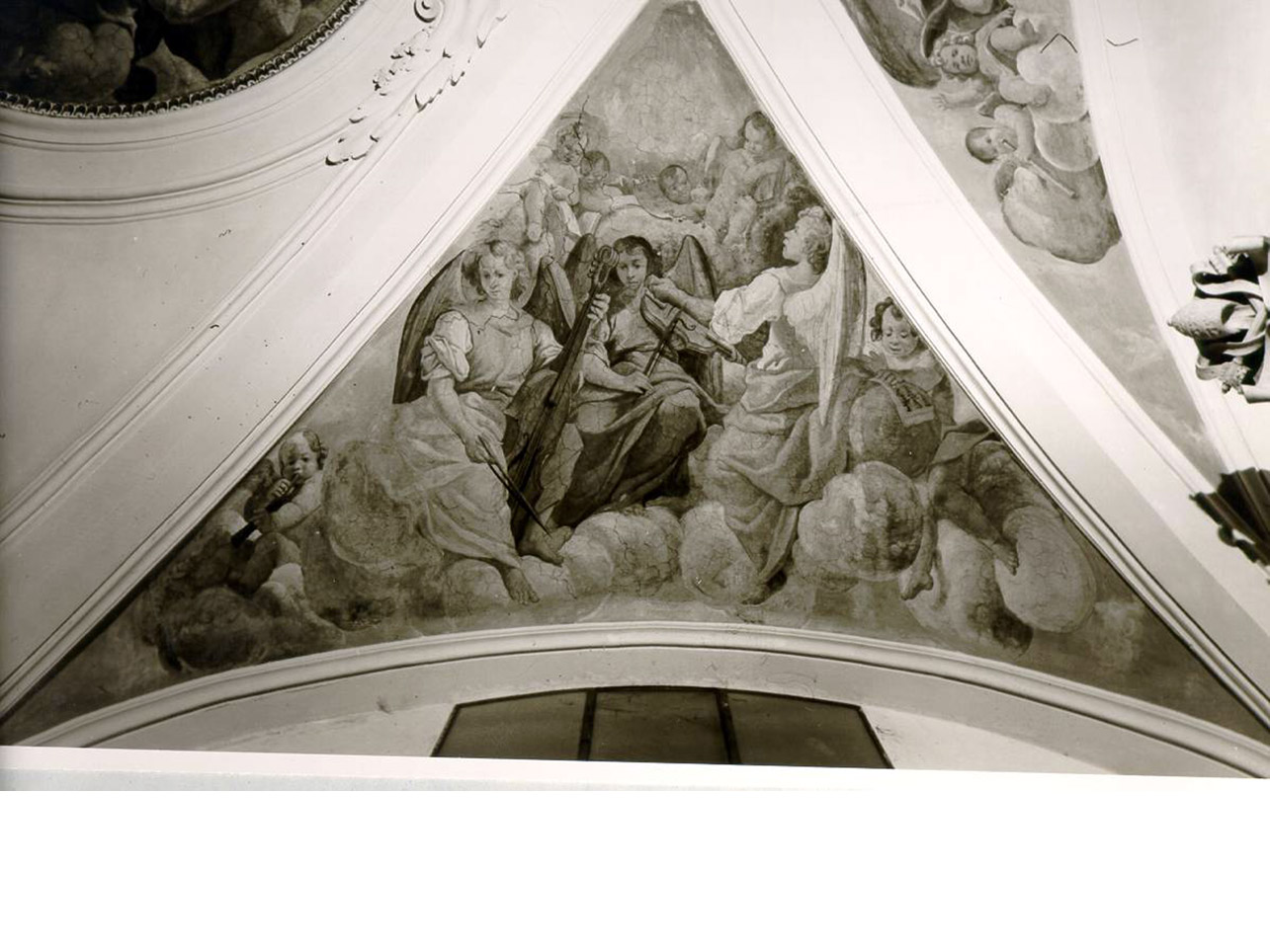 angeli musicanti (dipinto) di Regolia Michele (seconda metà sec. XVII)