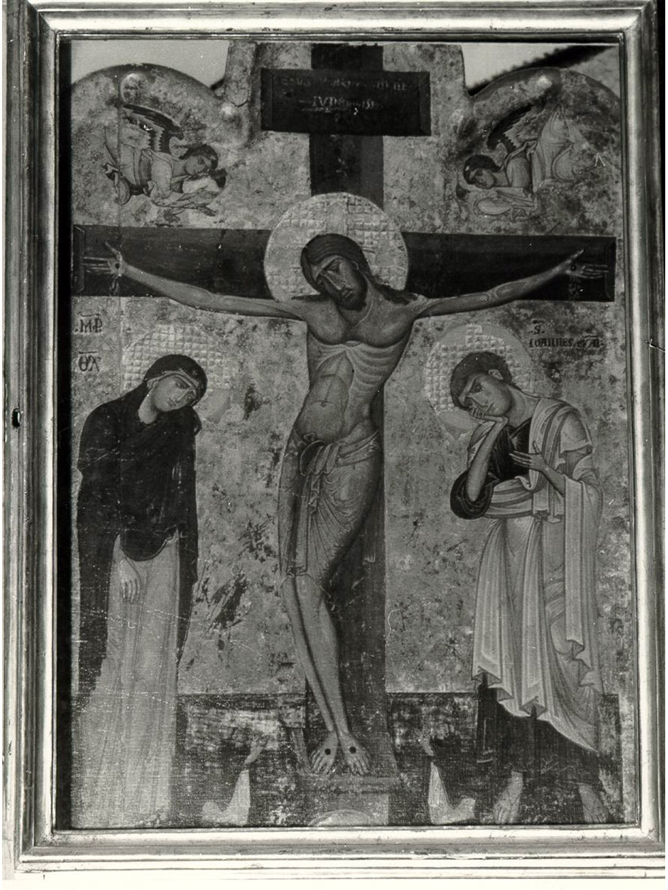 crocifissione di Cristo (dipinto) - ambito campano (ultimo quarto sec. XIII)