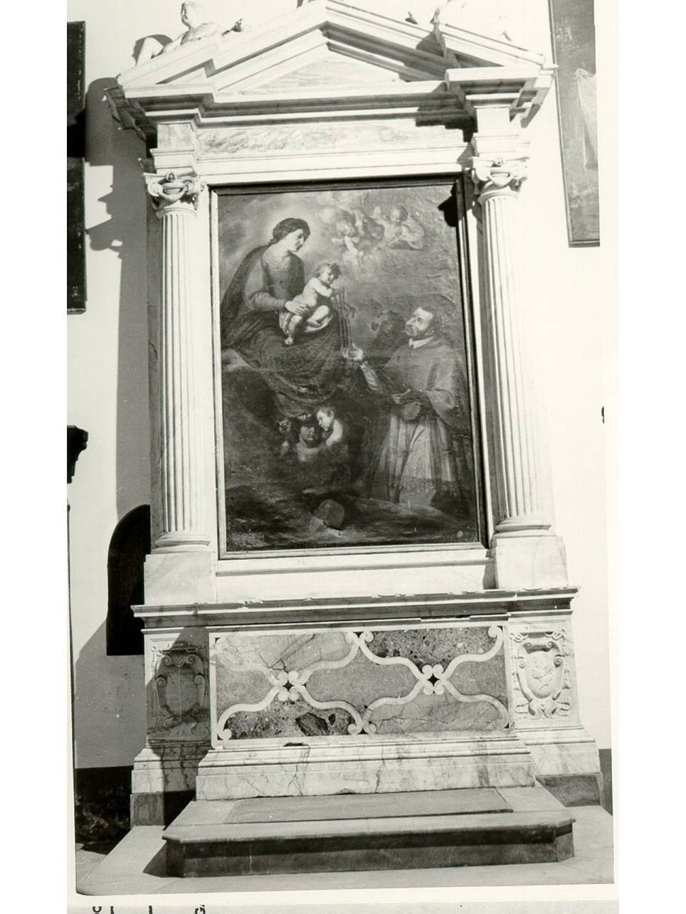 mostra d'altare - bottega napoletana (prima metà sec. XVIII)