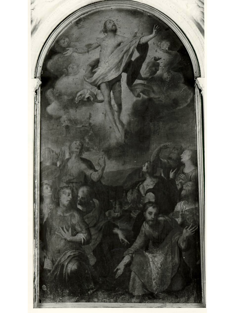 ascensione di Cristo (dipinto) di D'Errico Teodoro (fine sec. XVI)