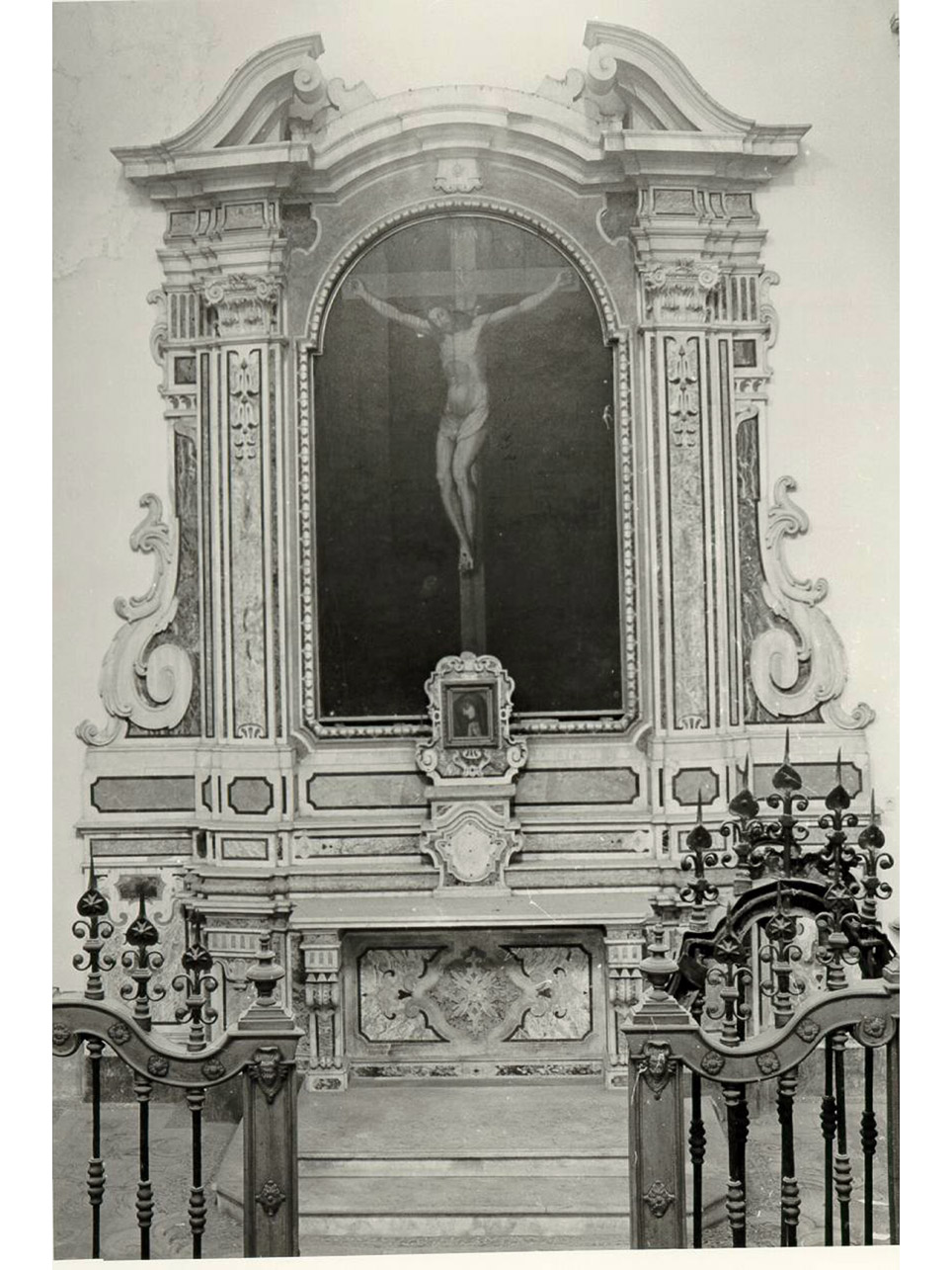 mostra d'altare - bottega napoletana (metà sec. XVIII)