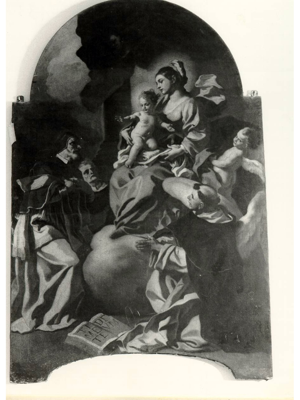 Sacra Famiglia con Sant'Anna e San Gioacchino (dipinto) di Solimena Francesco detto Abate Ciccio (sec. XVIII)