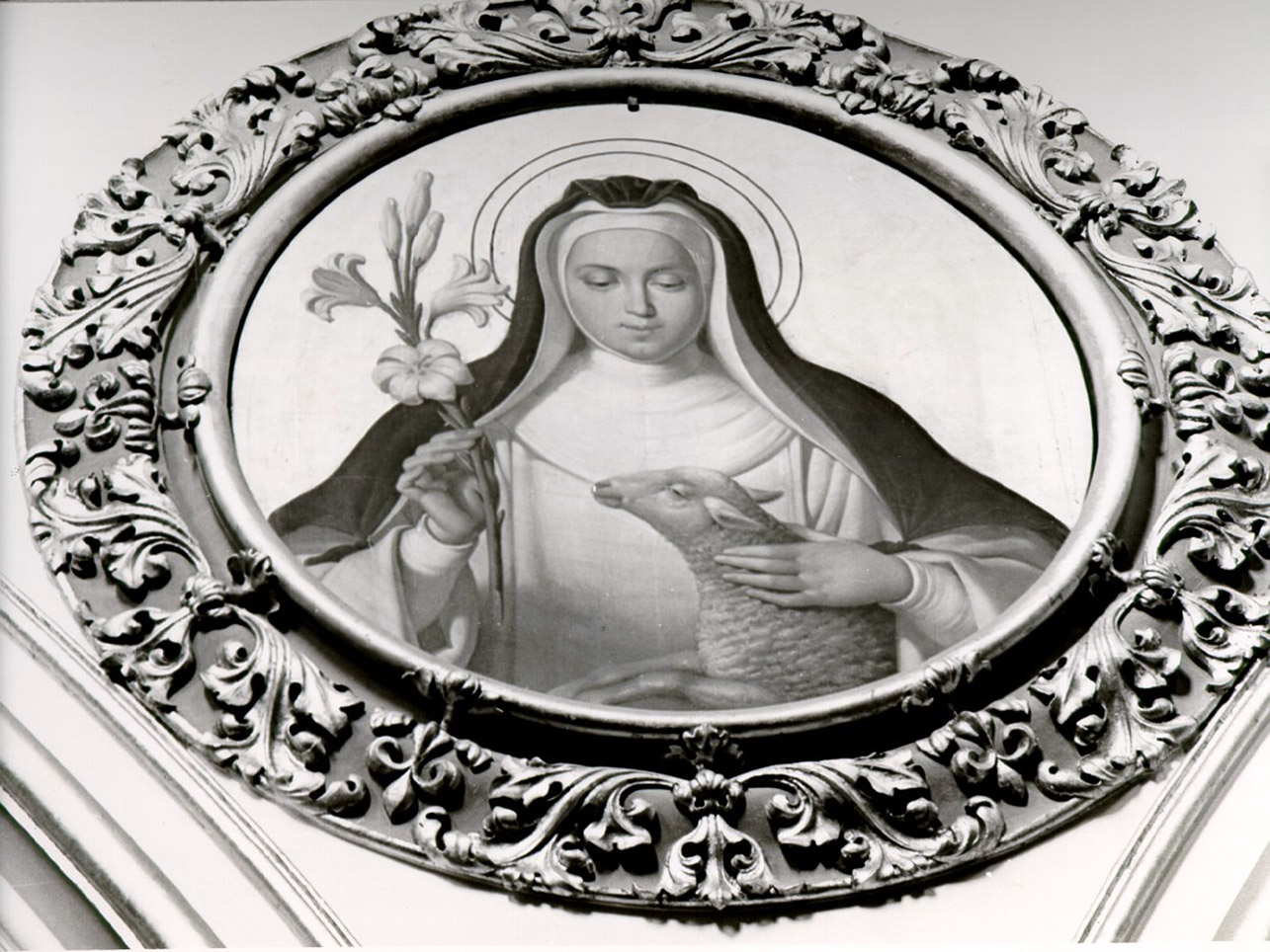 Sant'Agnese da Montepulciano (dipinto) di De Vivo Tommaso (sec. XIX)