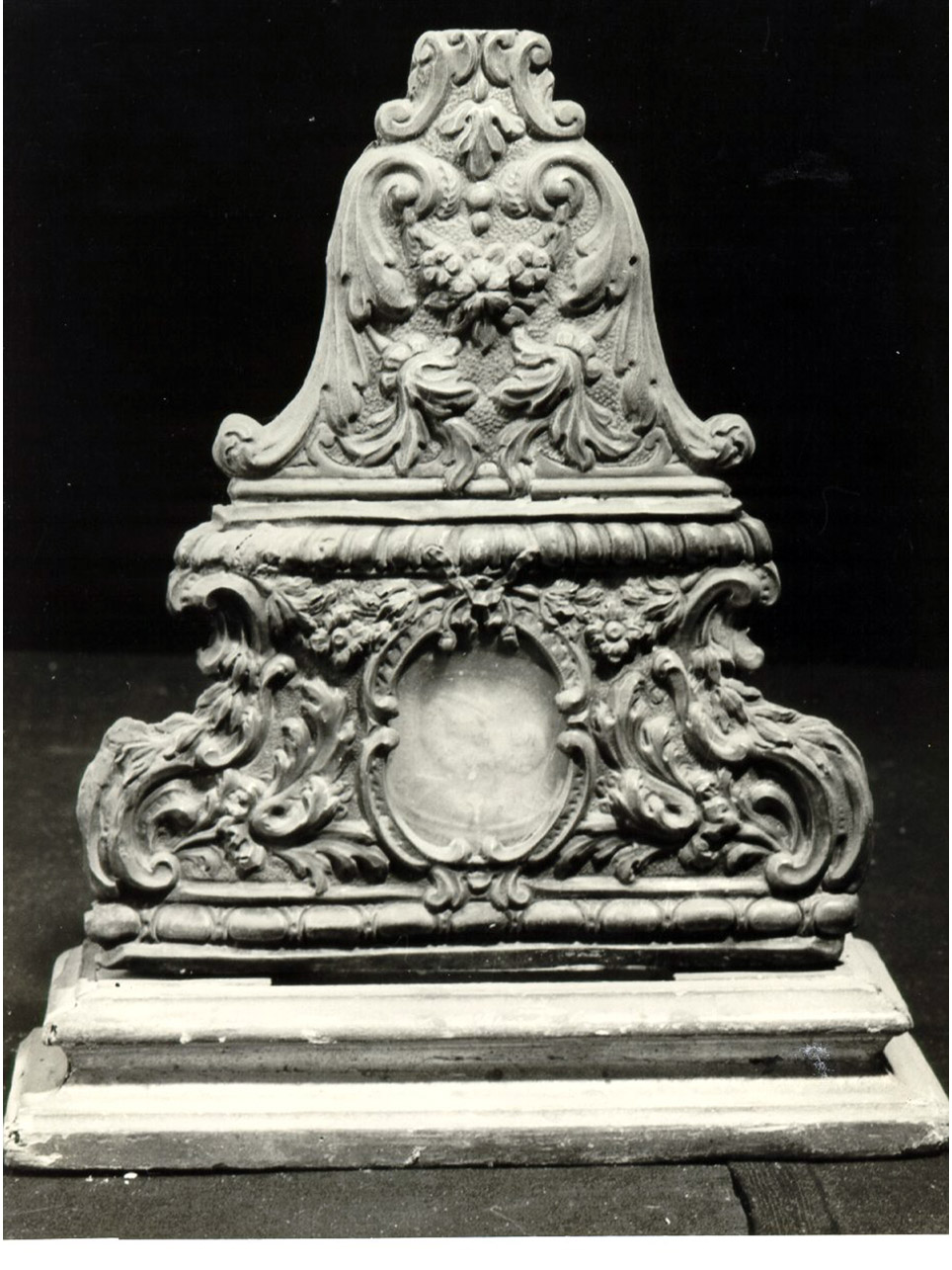 reliquiario, frammento - bottega napoletana (prima metà sec. XIX)