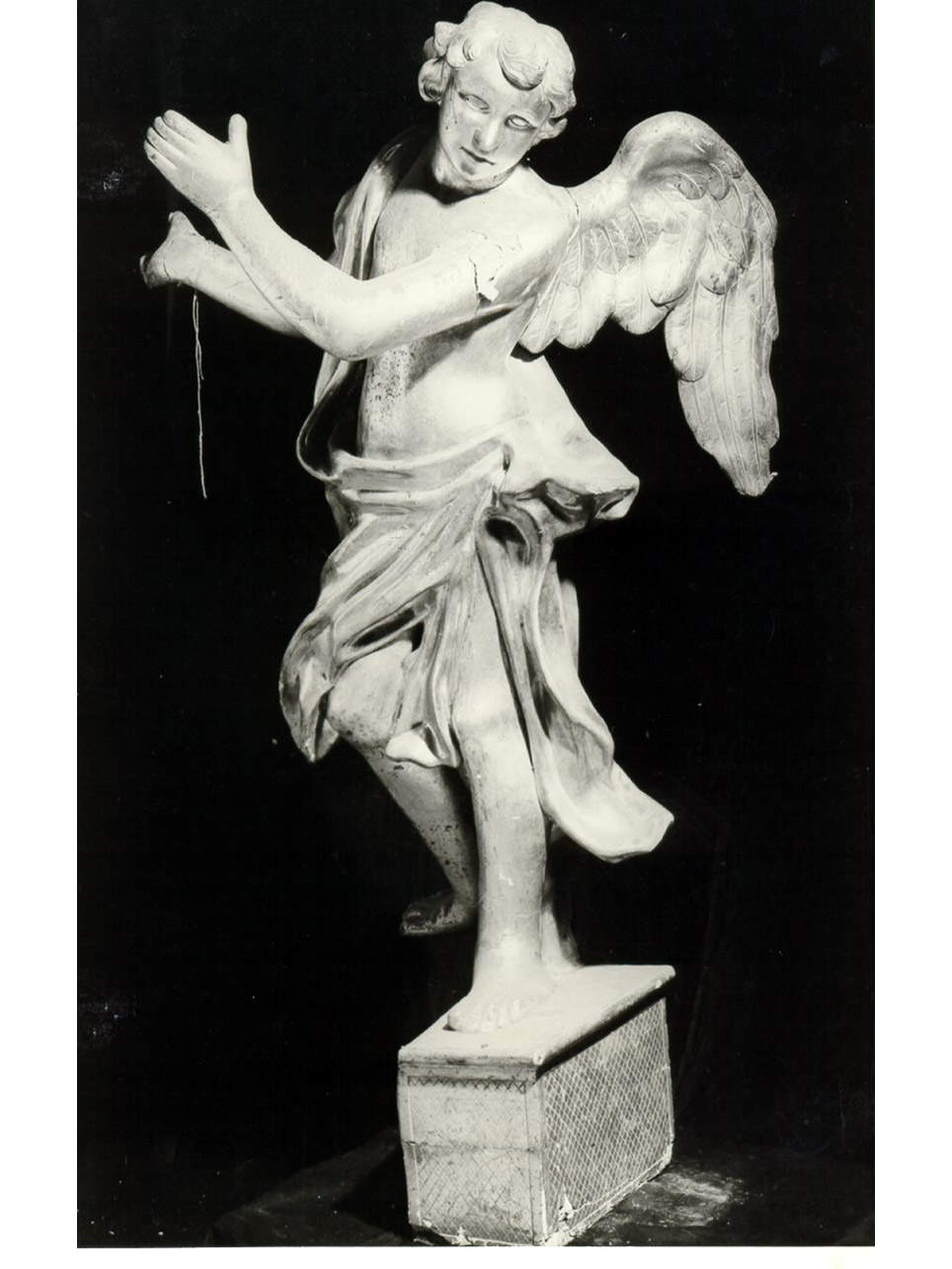 angelo (scultura) - bottega napoletana (prima metà sec. XIX)