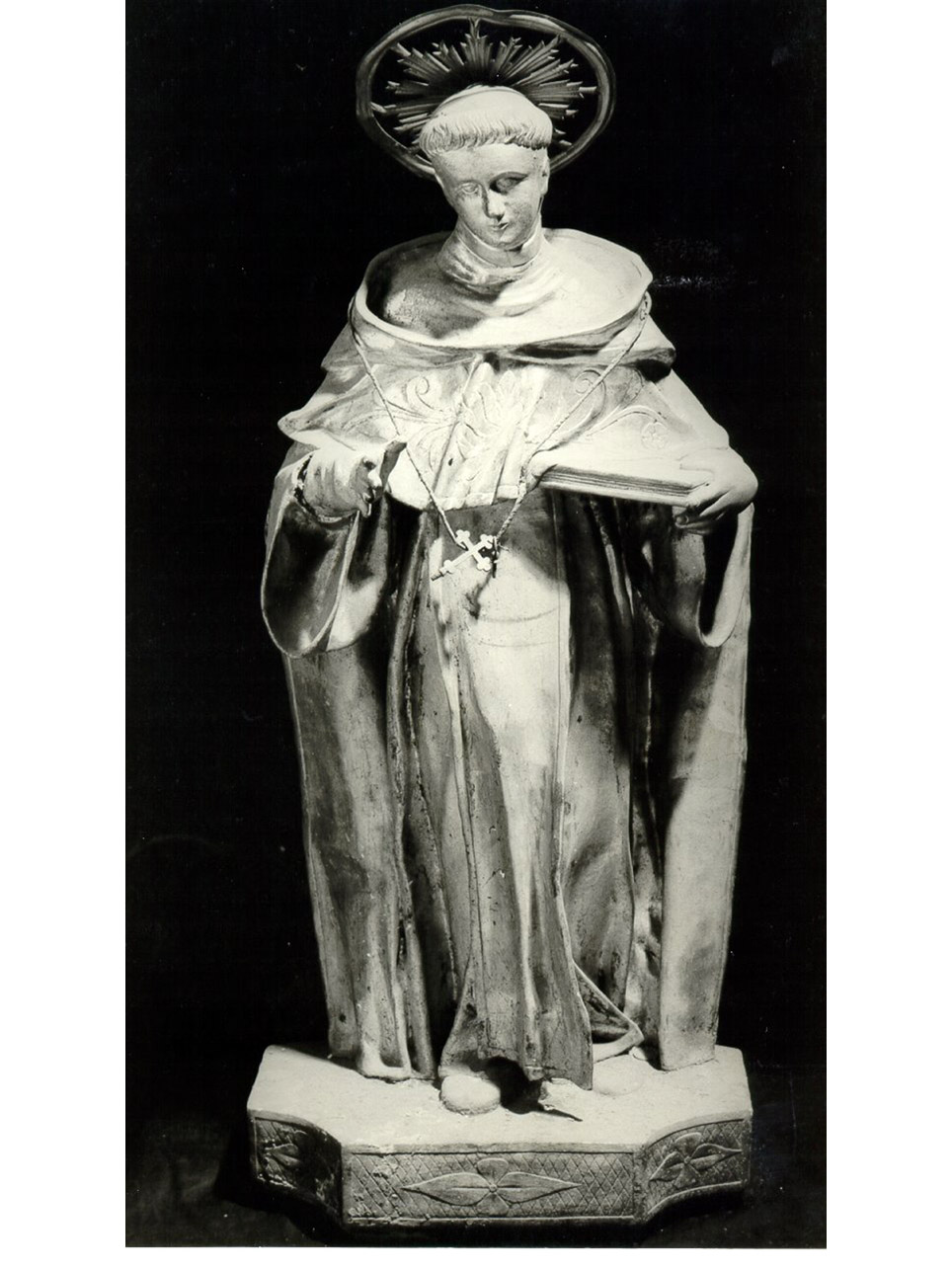 San Raimondo da Pennafort (scultura) - bottega napoletana (prima metà sec. XIX)