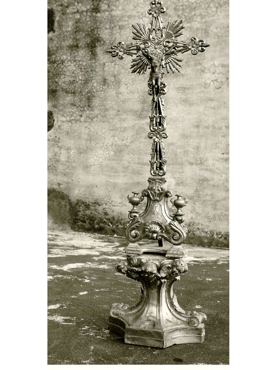 croce d'altare - bottega napoletana (prima metà sec. XIX)