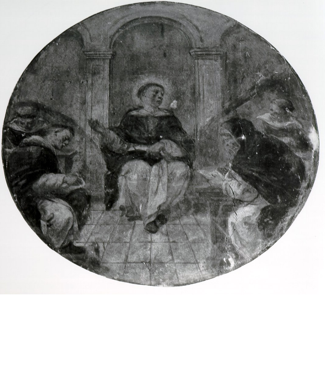 episodio della vita di San Tommaso d'Aquino (dipinto, elemento d'insieme) - ambito napoletano (seconda metà sec. XVI)