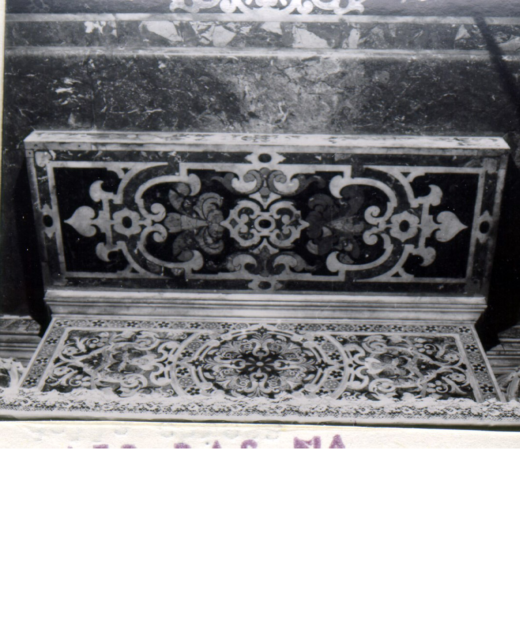 altare, elemento d'insieme - bottega carrarese (inizio sec. XVII)
