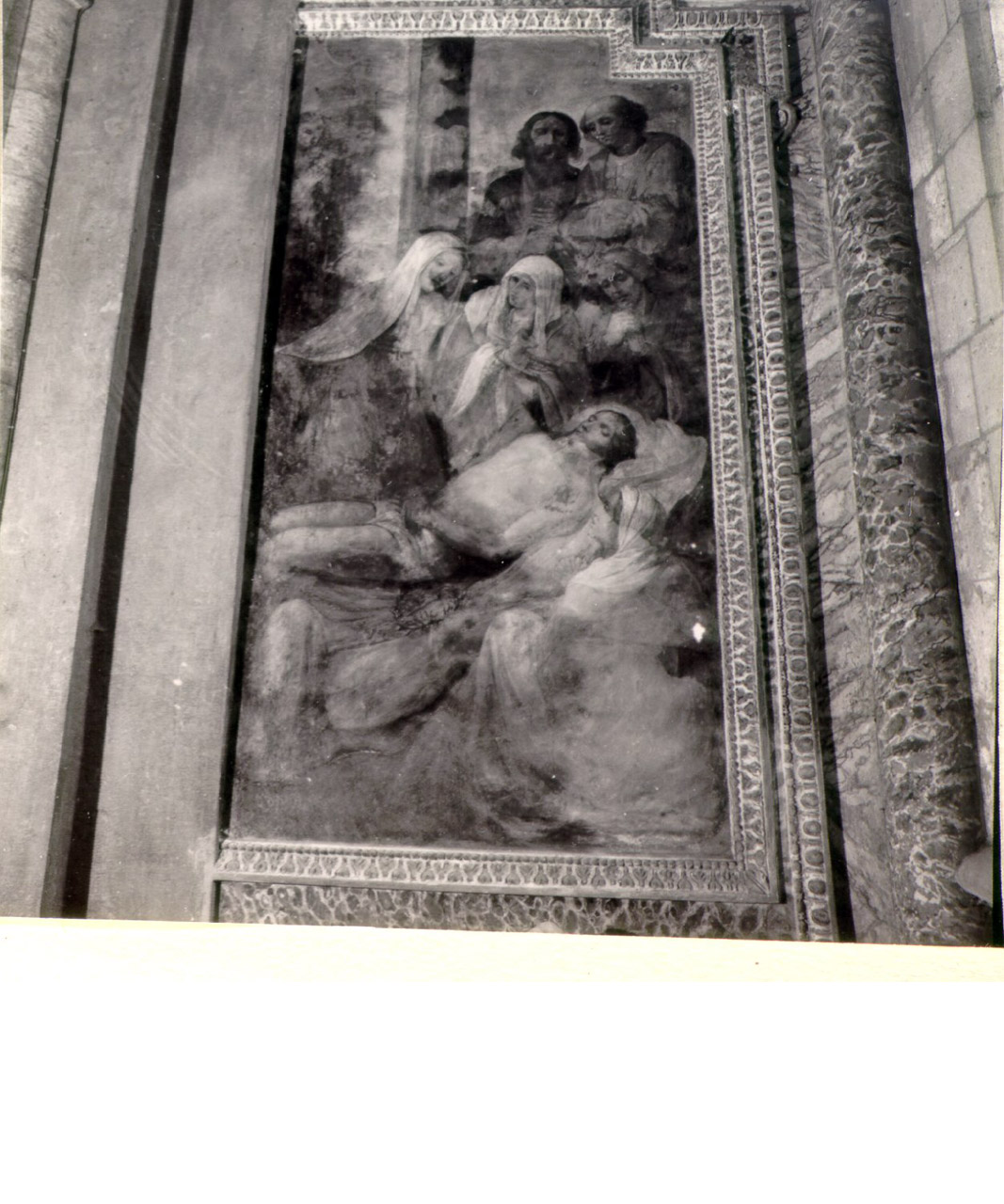 compianto sul Cristo morto (dipinto, ciclo) di De Lione Andrea (metà sec. XVII)