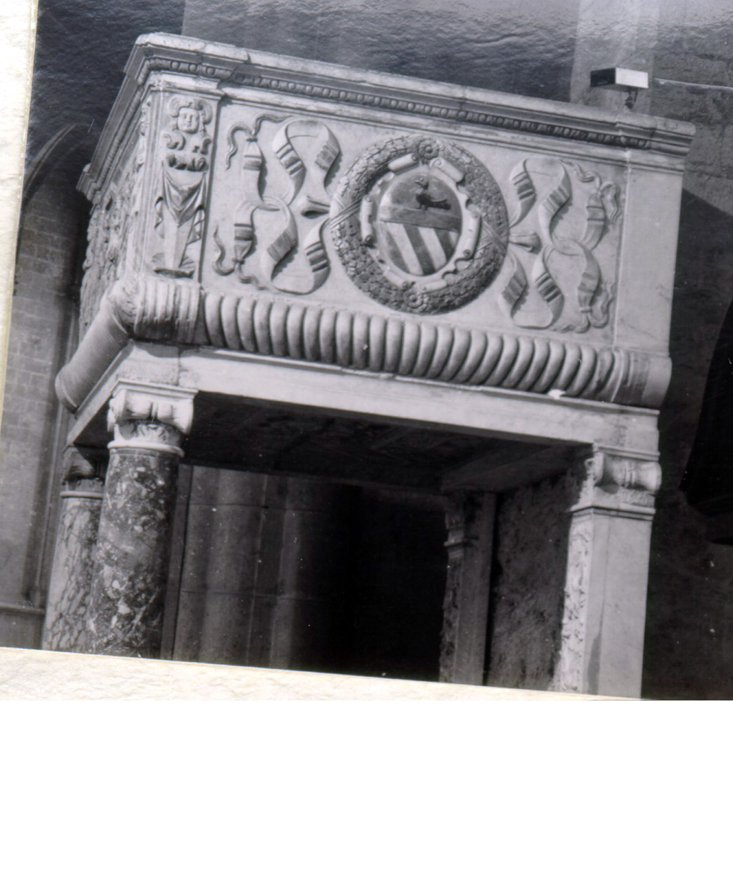 pulpito - bottega napoletana (fine sec. XVI)