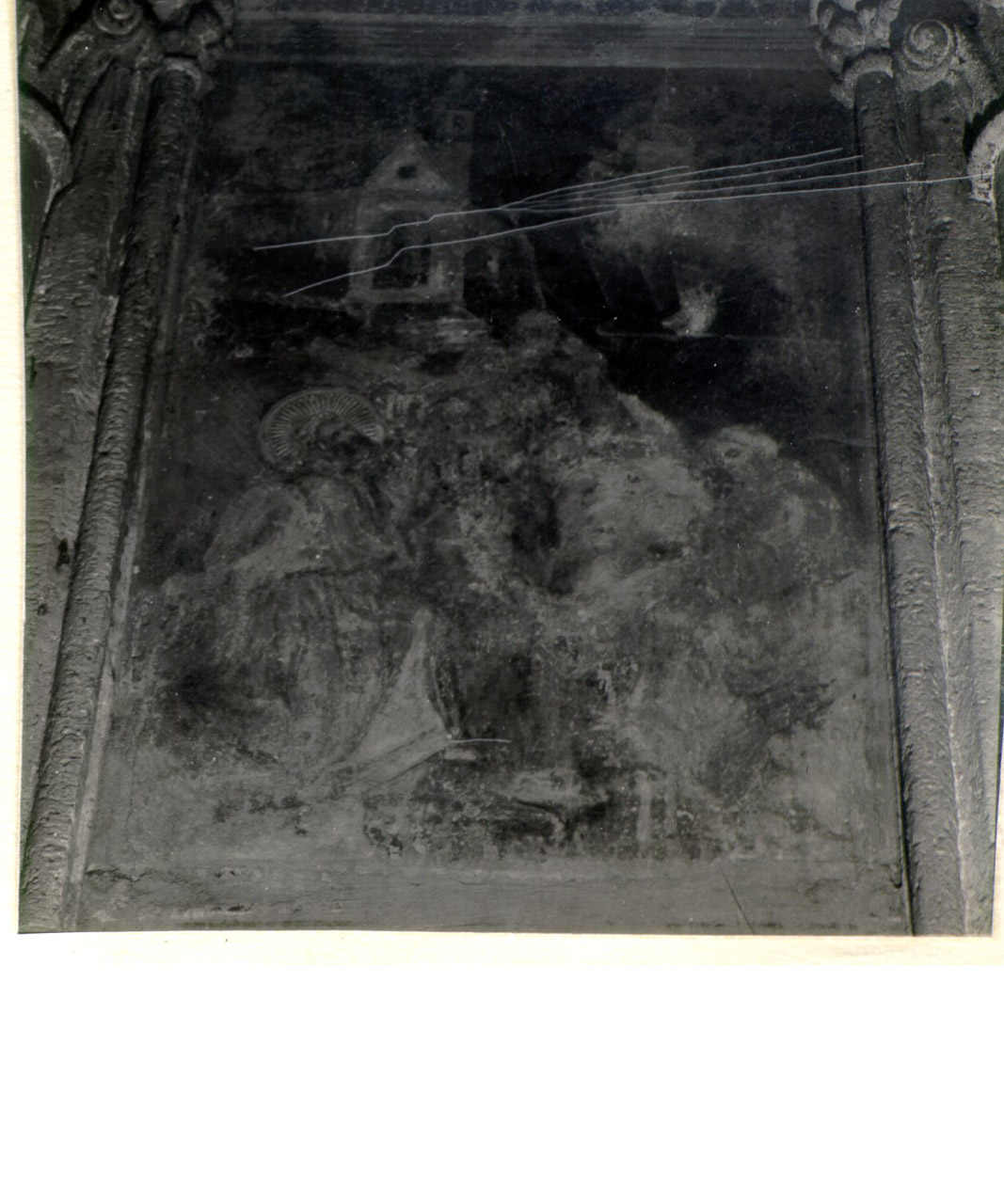 San Francesco d'Assisi riceve le stimmate (dipinto, elemento d'insieme) di Giotto di Bondone (bottega) (metà sec. XIV)