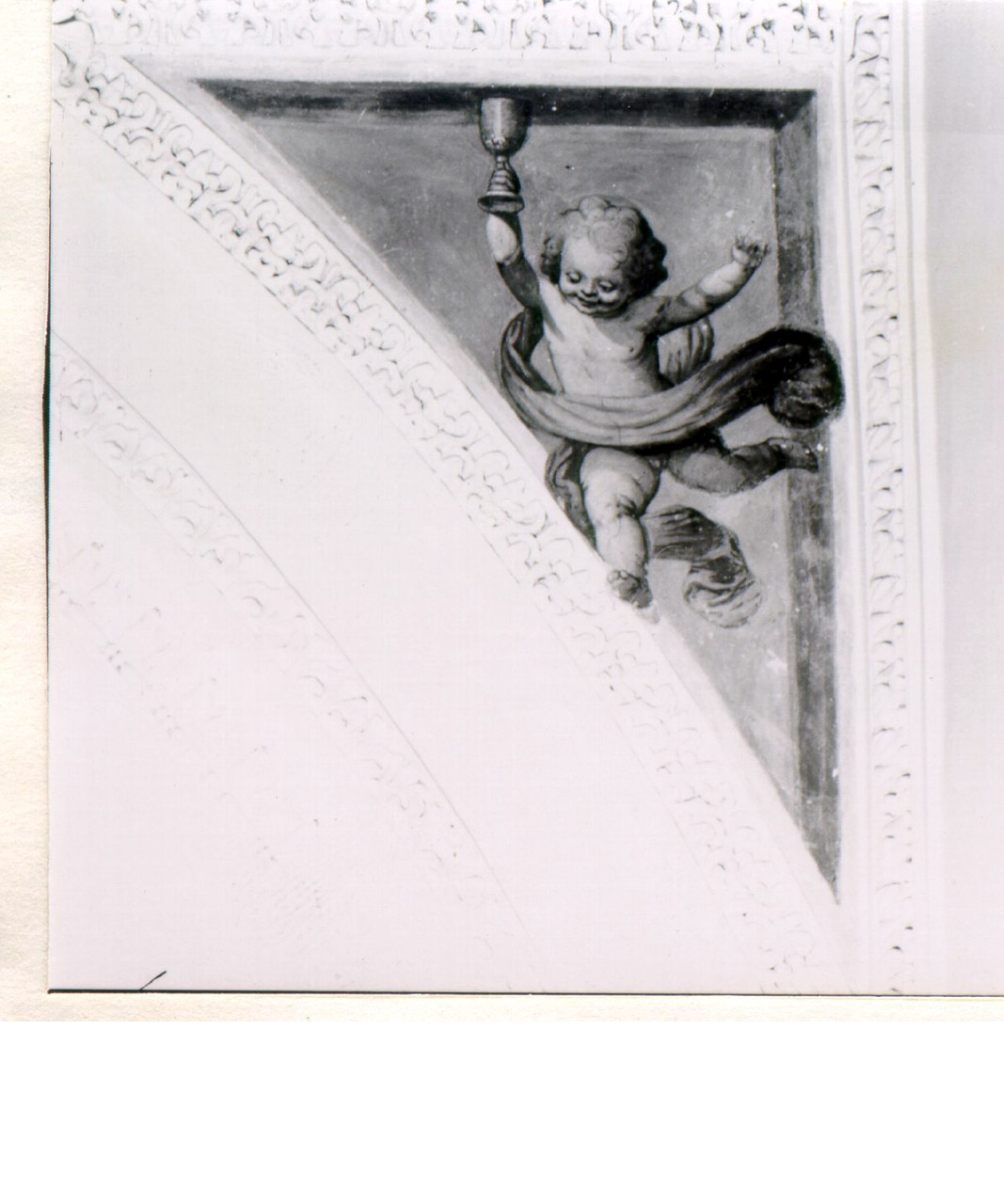 angelo con calice (dipinto, ciclo) di Rodriguez Luigi (prima metà sec. XVII)