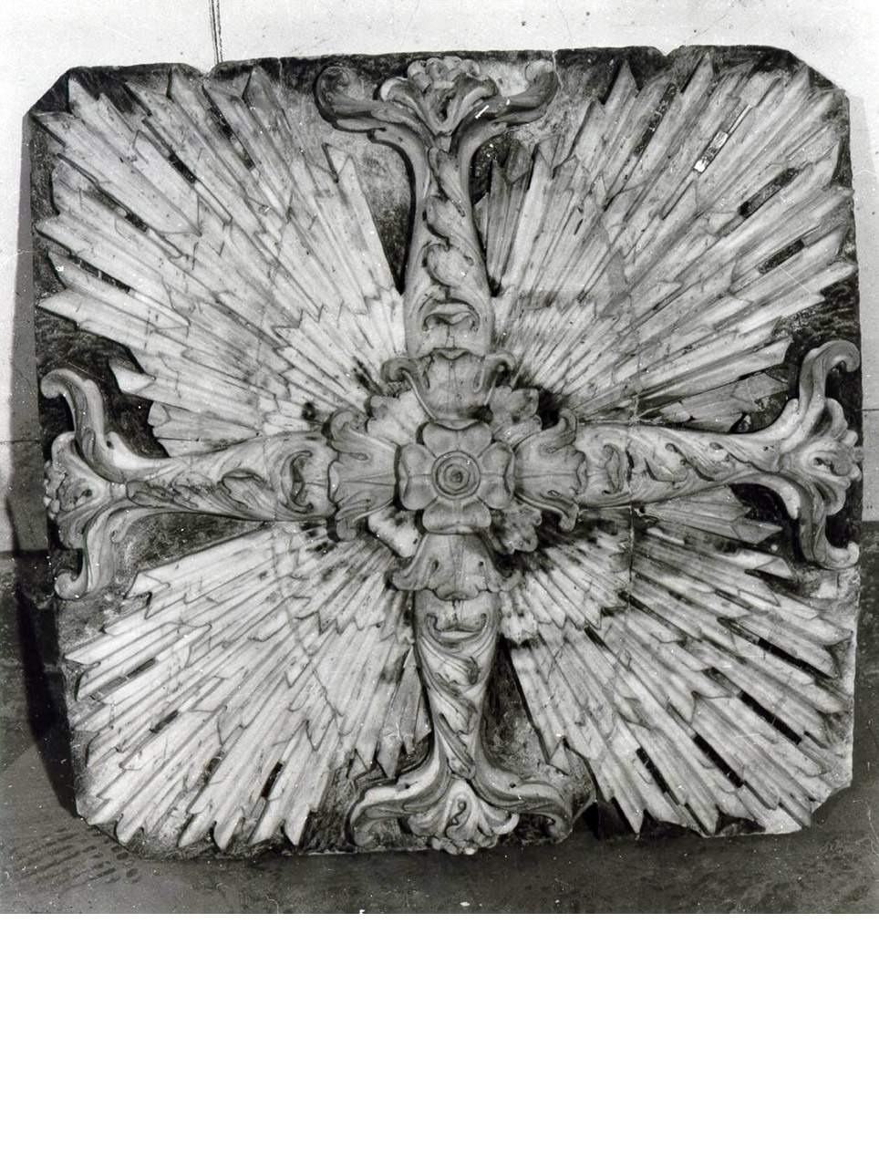 rilievo, frammento - bottega napoletana (metà sec. XVIII)