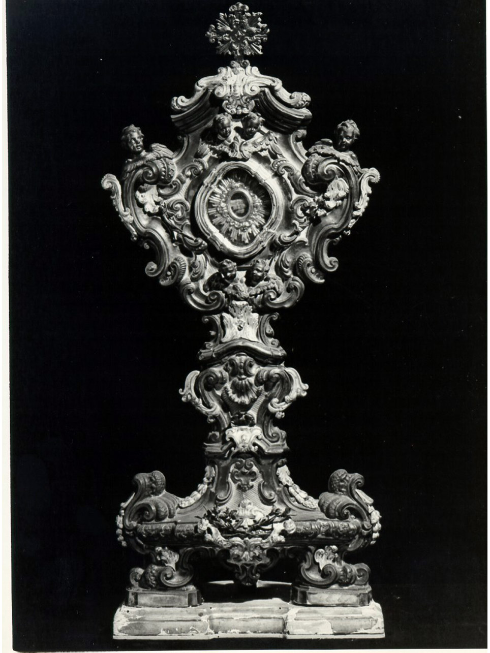 RELIQUIARIO - A TECA, SERIE - bottega argentiera napoletana (Metà sec. XVIII)