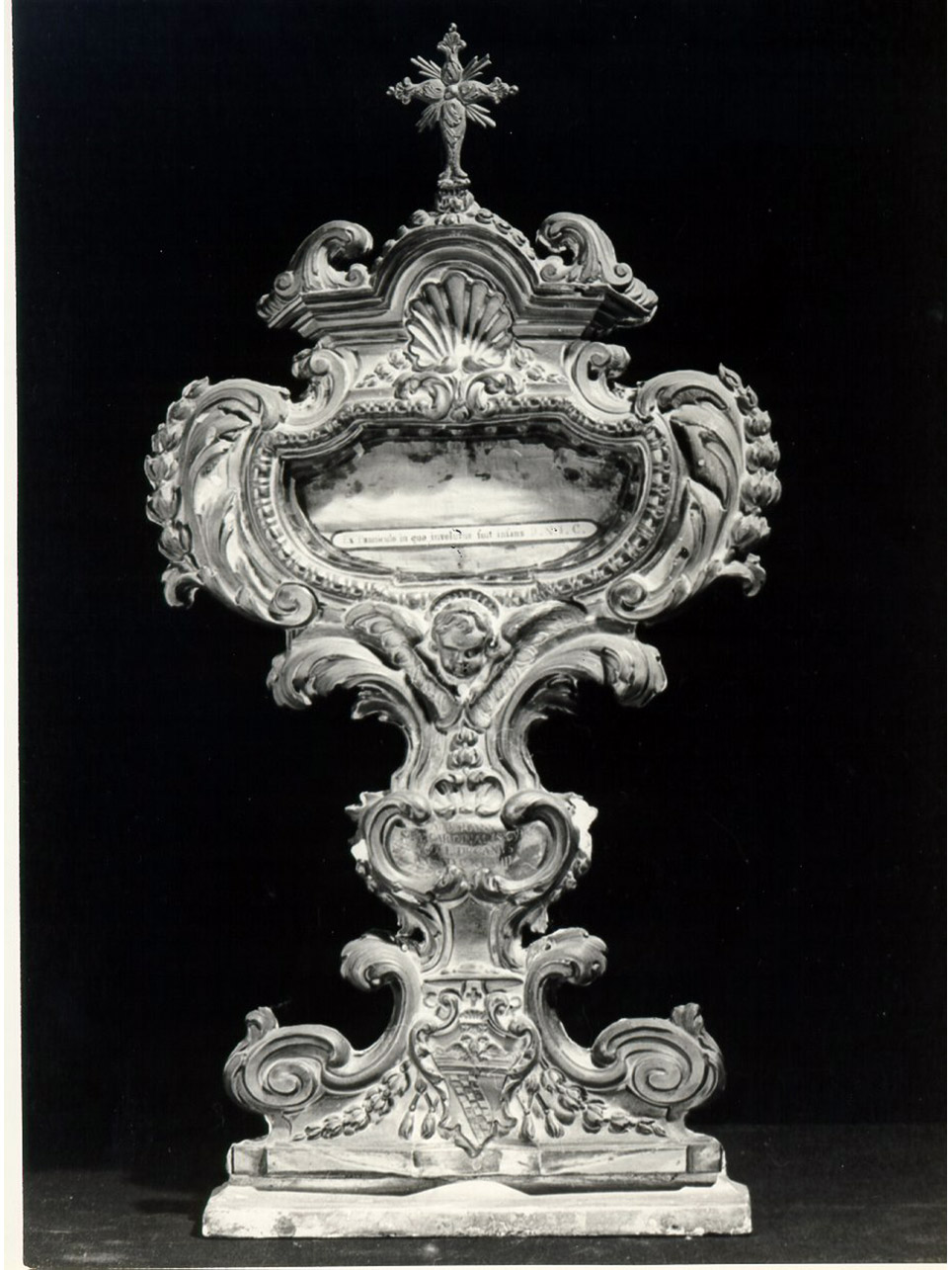 reliquiario a teca - bottega napoletana (sec. XVII)