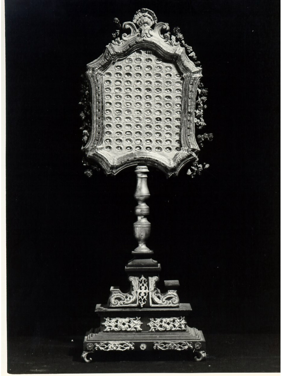 RELIQUIARIO - A TABELLA - bottega argentiera napoletana (Metà sec. XIX)