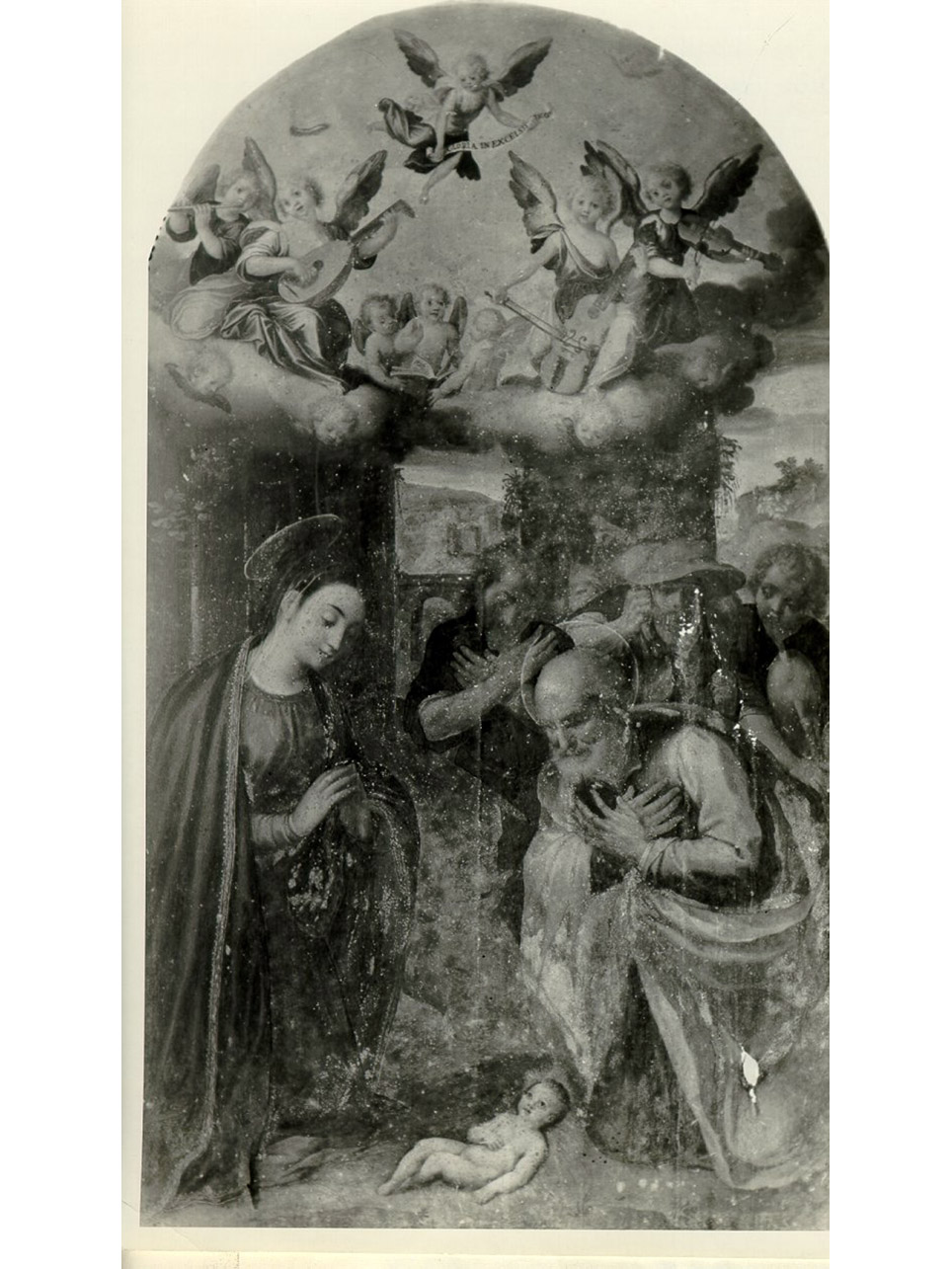 natività di Gesù (dipinto) - ambito napoletano (prima metà sec. XVI)