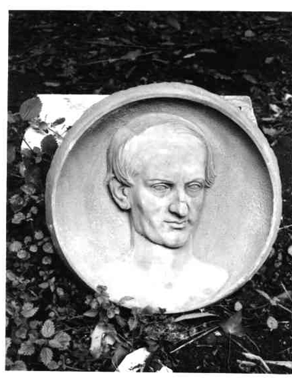 ritratto di Felice Zermann (rilievo, elemento d'insieme) - bottega napoletana (seconda metà sec. XIX)