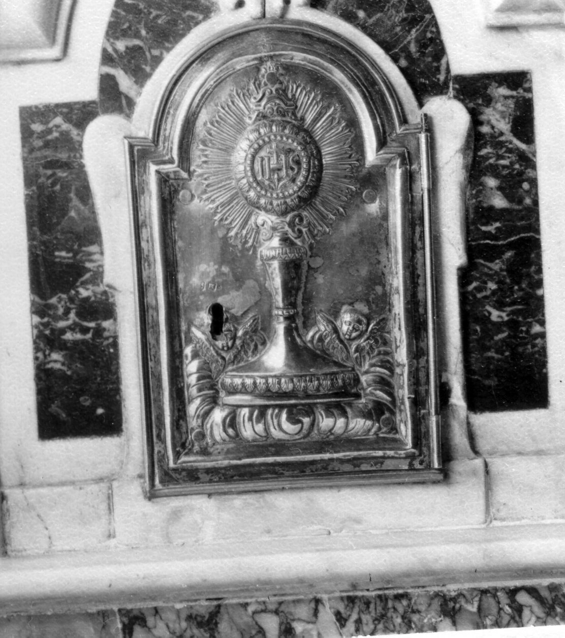 SPORTELLO DI TABERNACOLO, ELEMENTO D'INSIEME - bottega argentiera napoletana