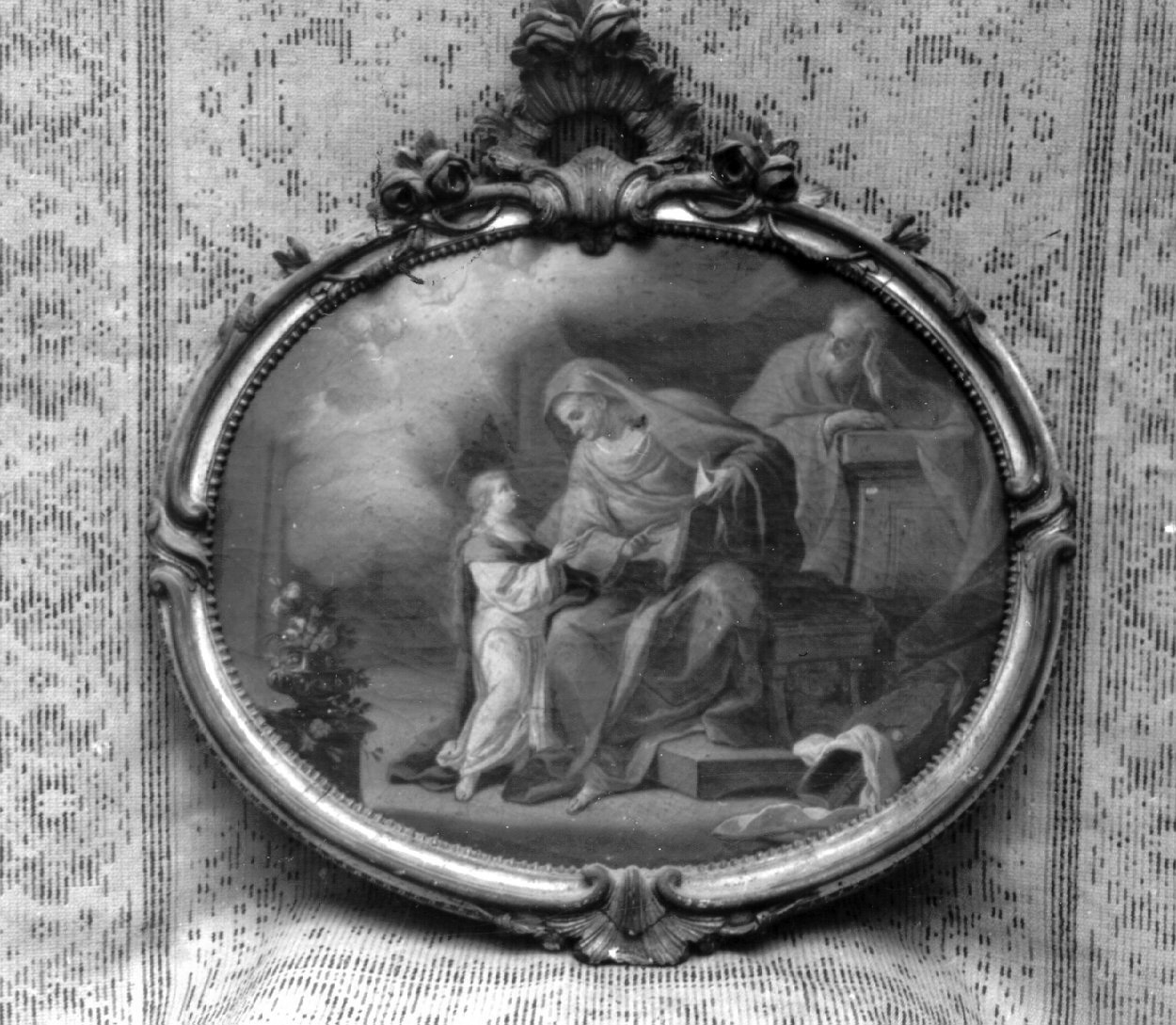 educazione di Maria Vergine (dipinto) di Diano Giacinto detto Pozzolano (seconda metà sec. XVIII)