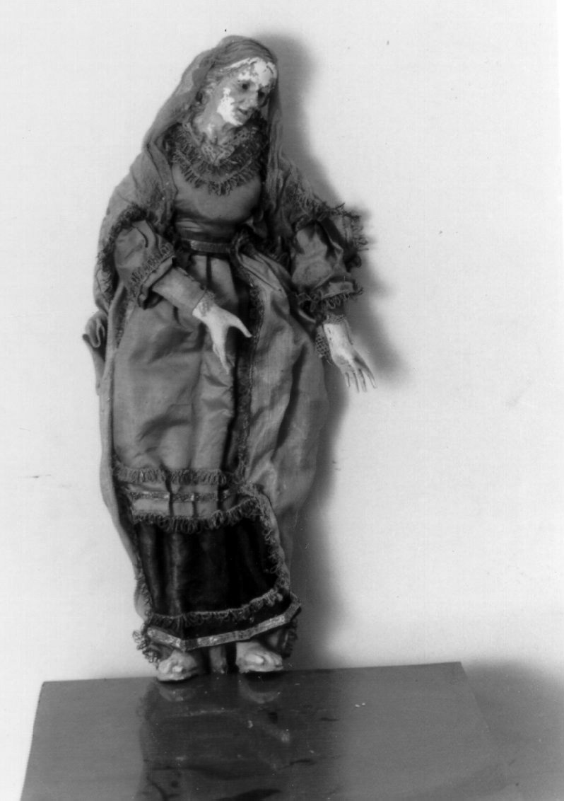 SANT'ANNA (STATUETTA DEVOZIONALE) - manifattura napoletana (FINE sec. XIX)