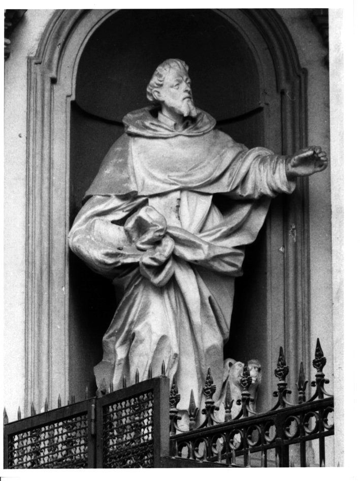 San Domenico (statua, elemento d'insieme) di Vaccaro Domenico Antonio (cerchia) (primo quarto sec. XVIII)