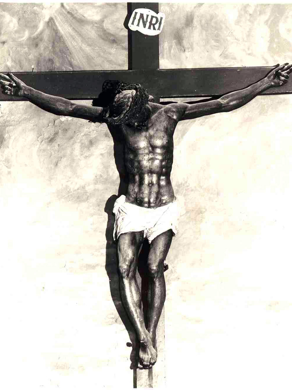 CRISTO CROCIFISSO (SCULTURA) - AMBITO NAPOLETANO (Prima metà sec. XVIII)