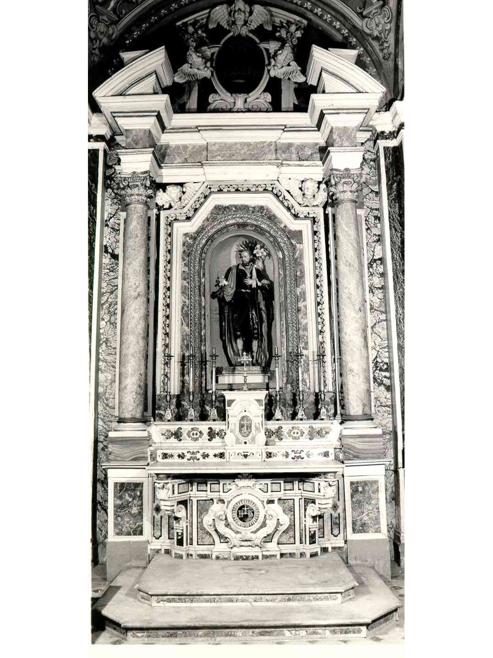 ALTARE, ELEMENTO D'INSIEME - BOTTEGA NAPOLETANA (Prima metà sec. XVIII)