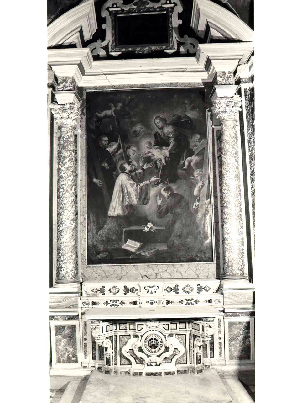 ALTARE, ELEMENTO D'INSIEME - BOTTEGA NAPOLETANA (Prima metà sec. XVIII)