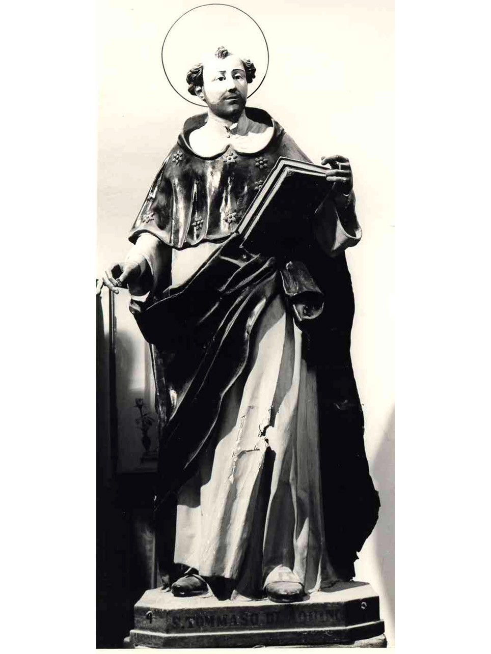 SAN VINCENZO FERRER (SCULTURA) - AMBITO NAPOLETANO (Metà sec. XIX)